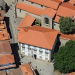 Aerial view of the building of the Museum