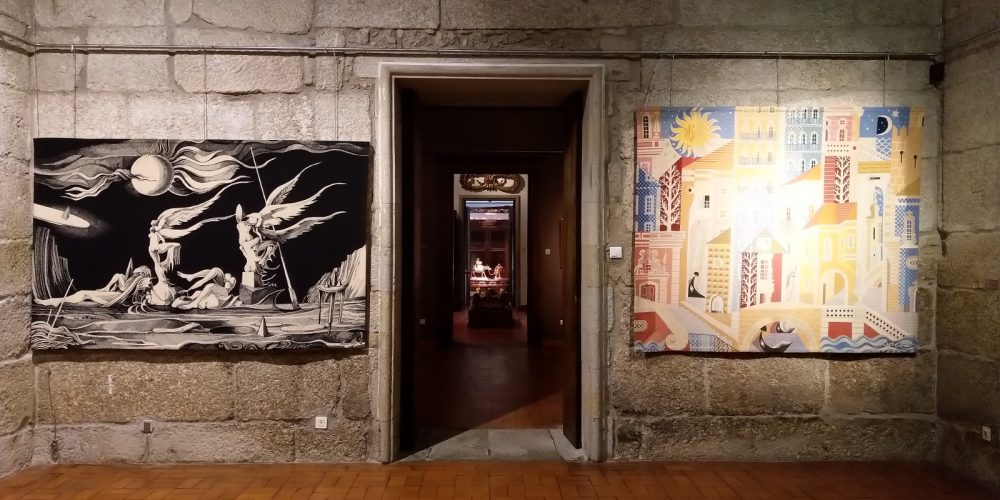 Temporary ehibition of tapestries in the Chapter Room