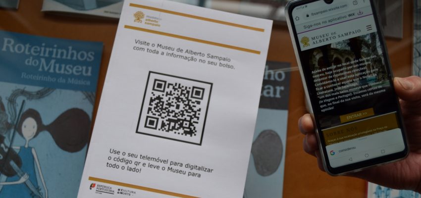 Fotografia do Código QR do Museu